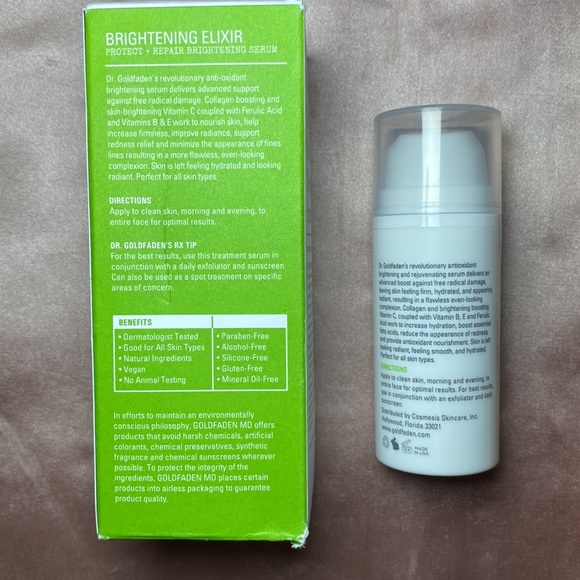 3/$75 BNIB Goldfaden MD Brightening Elixir Brand New Unused!! - Picture 2 of 4